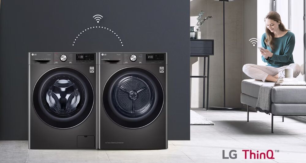 Dễ dàng kết nối điện thoại với máy sấy dễ dàng hơn thông qua ứng dụng ThinQ