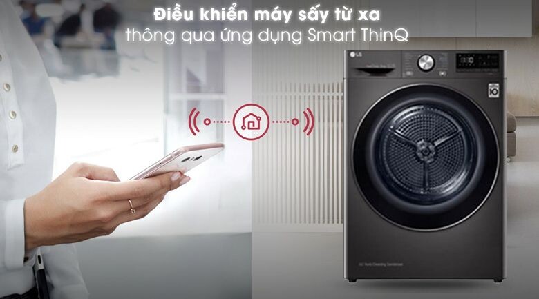 Điều khiển từ xa qua ứng dụng LG ThinQ