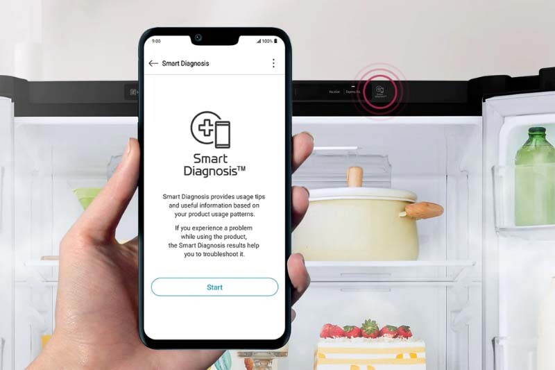 Tính năng chuẩn đoán thông mình trên tủ lạnh LG