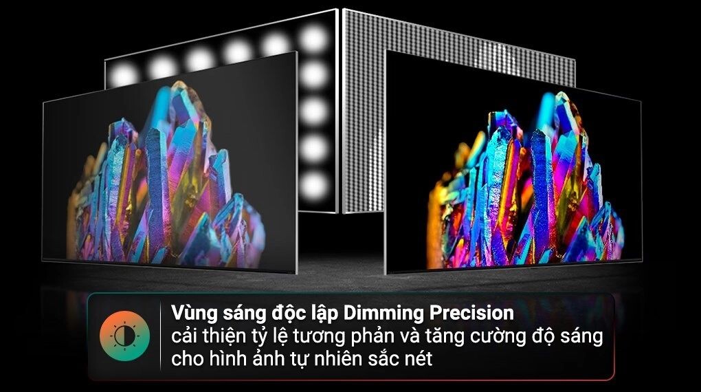 Dimming Precision tái tạo nên những hình ảnh sắc nét và tự nhiên