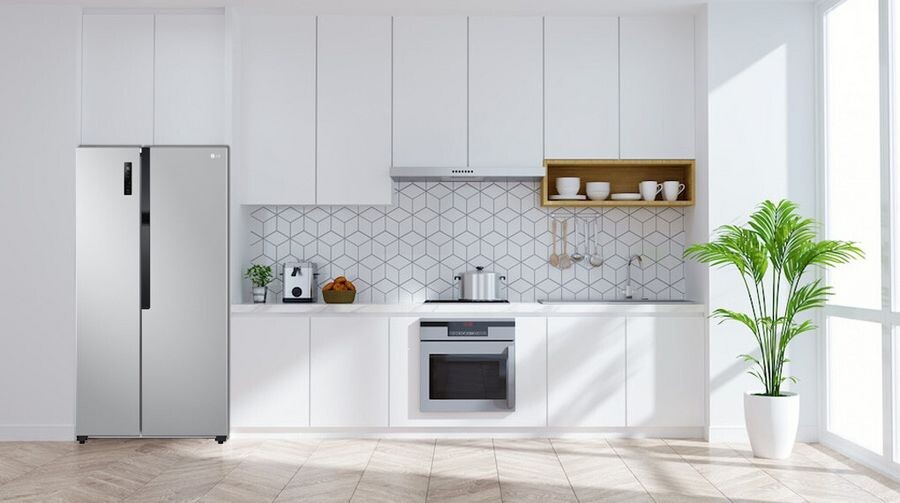 Tủ lạnh LG GR-B256JDS thuộc dòng side by side, thiết kế hiện đại và sang trọng