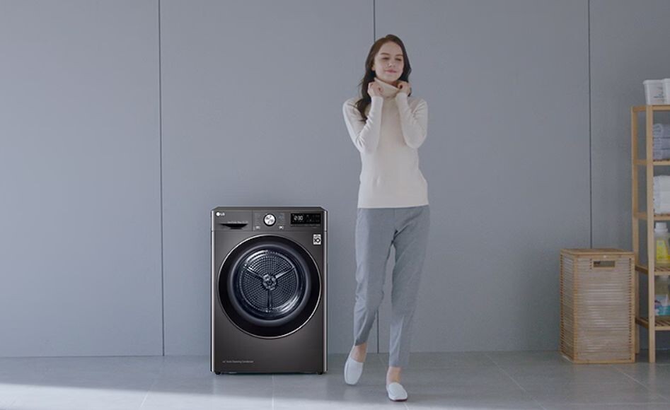 LG DVHP50B sở hữu thiết kế sang trọng, cùng tone màu trung tính sang trọng