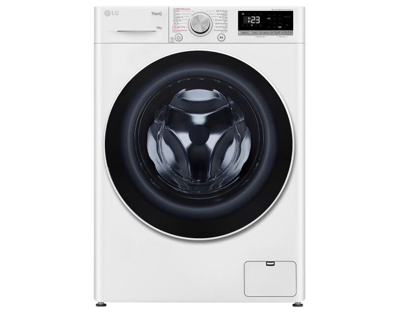 LG FV1410S4W1 thuộc kiểu dáng lồng ngang sở hữu tone màu trắng tinh tế, hiện đại