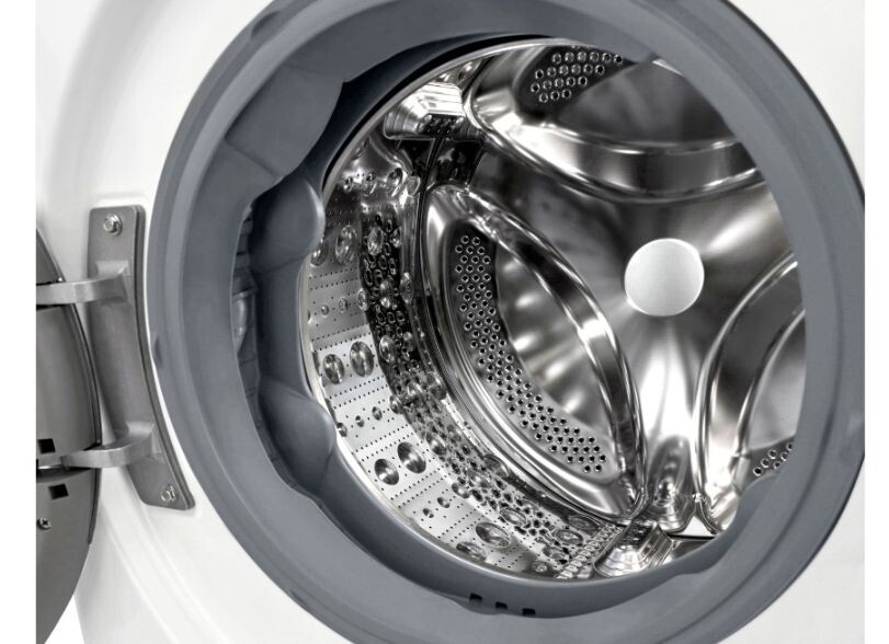 Lồng giặt làm bằng thép không gỉ, hạn chế bám bẩn