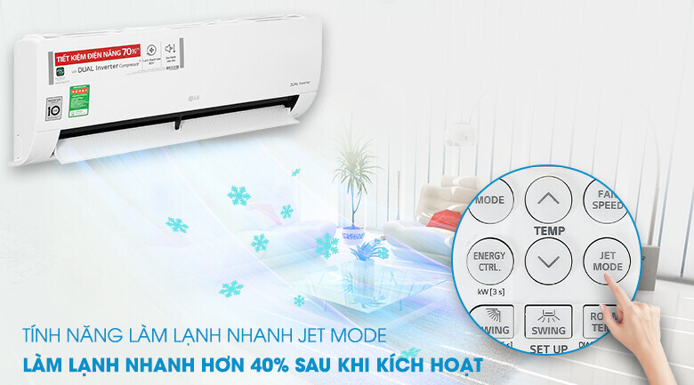 Kích hoạt chế độ làm lạnh nhanh