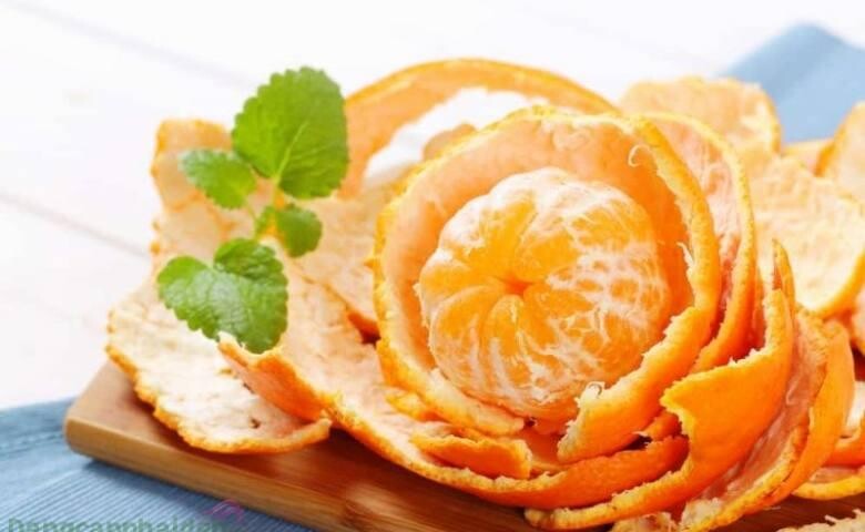 1. Sử dụng vỏ cam, quýt, bưởi
