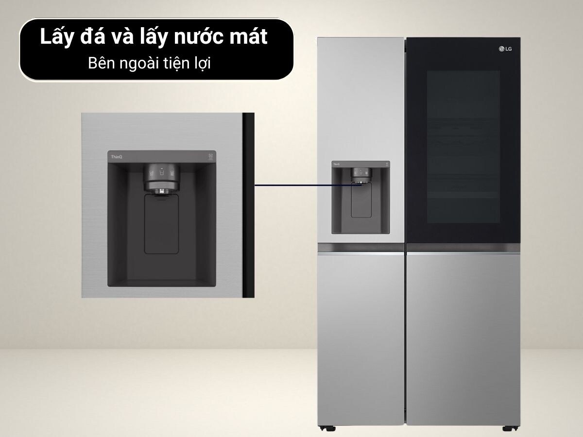 Vòi lấy nước ngoài có thêm tính năng diệt khuẩn UV nano