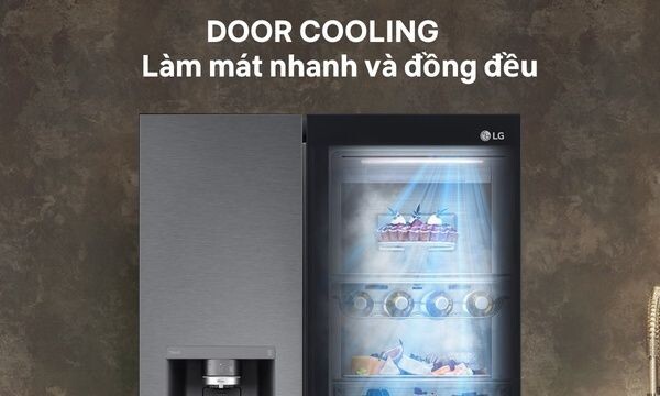 Door Cooling giúp phân tán khí lạnh đồng đều tới khắp ngăn tủ