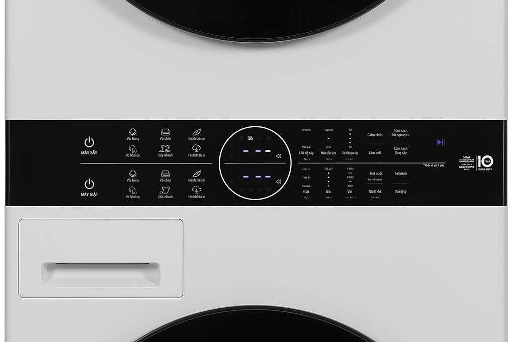 Chương trình giặt trên LG WT1410NHE