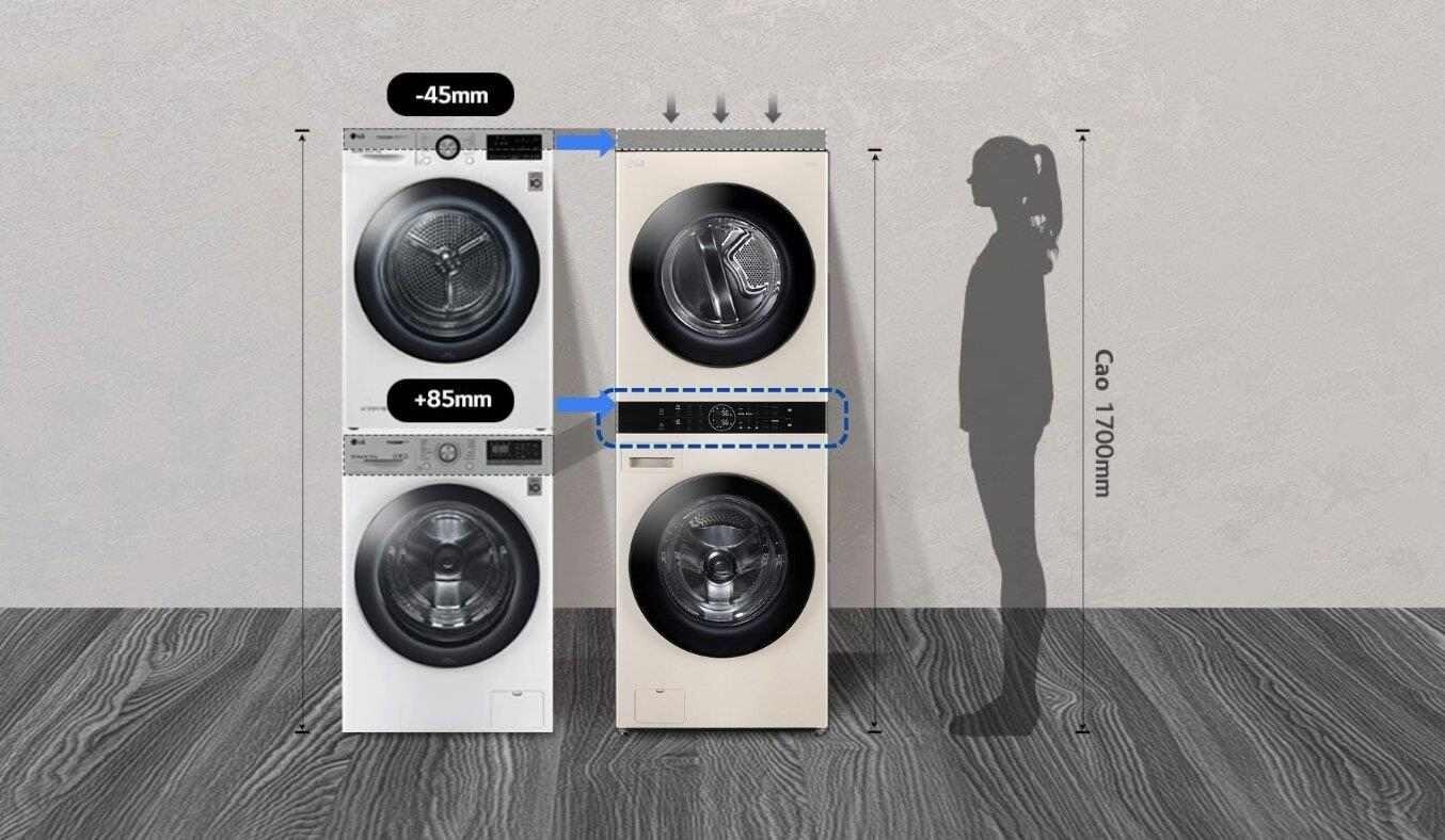 lắp đặt trong mọi không gian có diện tích hạn chế