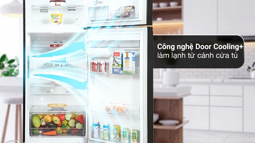 Công nghệ làm lạnh từ cửa tủ Door Cooling+