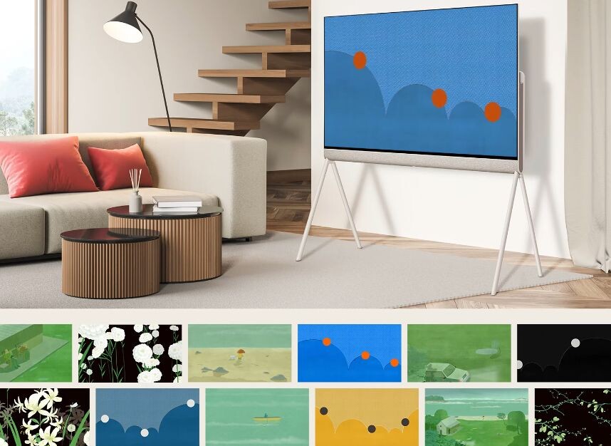 Tùy biến chiếc tivi thành một bức ảnh nghệ thuật đầy ấn tượng