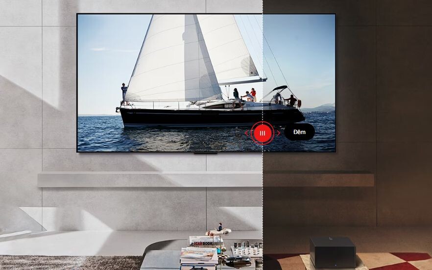 Độ tương phản đỉnh cao giúp bạn xem dễ dàng ngay cả trong thời điểm sáng lẫn tối