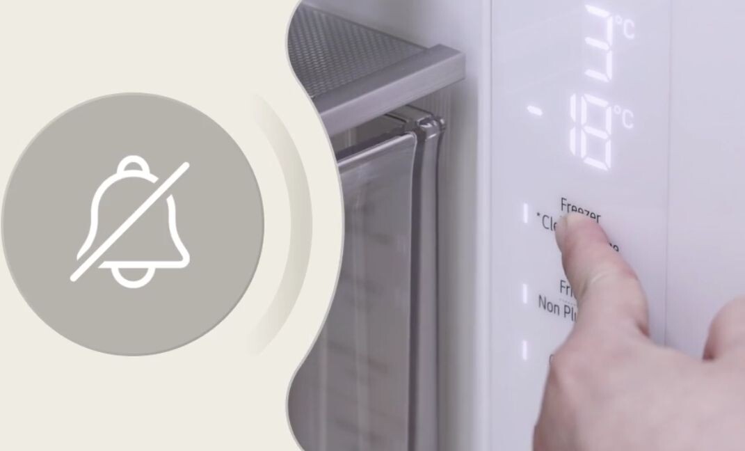 LG LFD61BLGA trang bị thêm cảnh báo mở tủ sẽ hạn chế việc thất thoát năng lượng ra ngoài