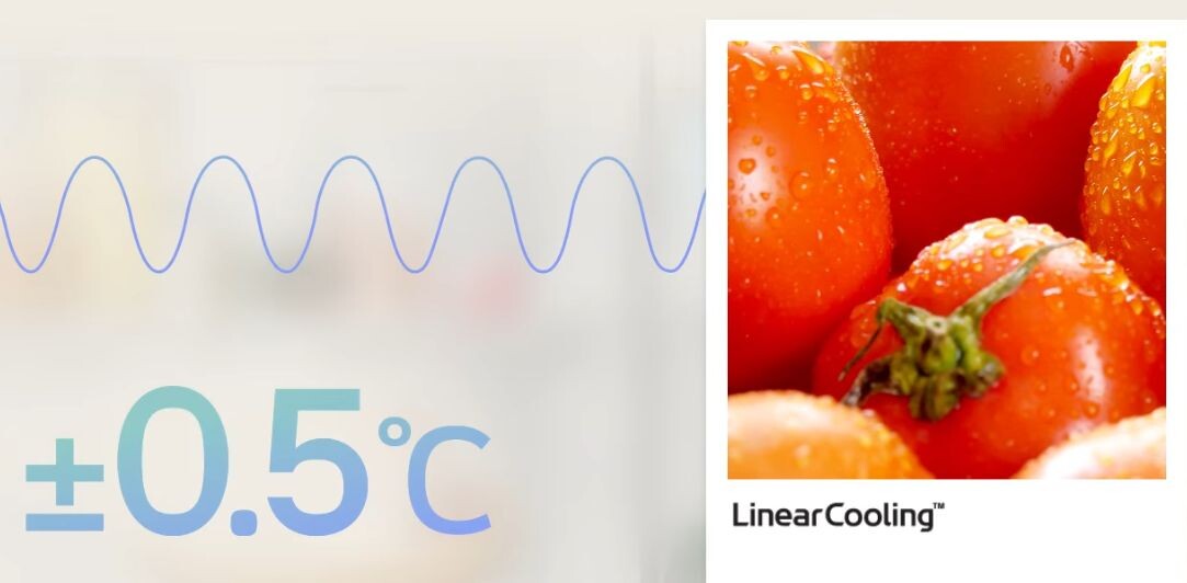 Linear Cooling là công nghệ giúp bảo quản rau củ quả được tươi ngon trong suốt 7 ngày