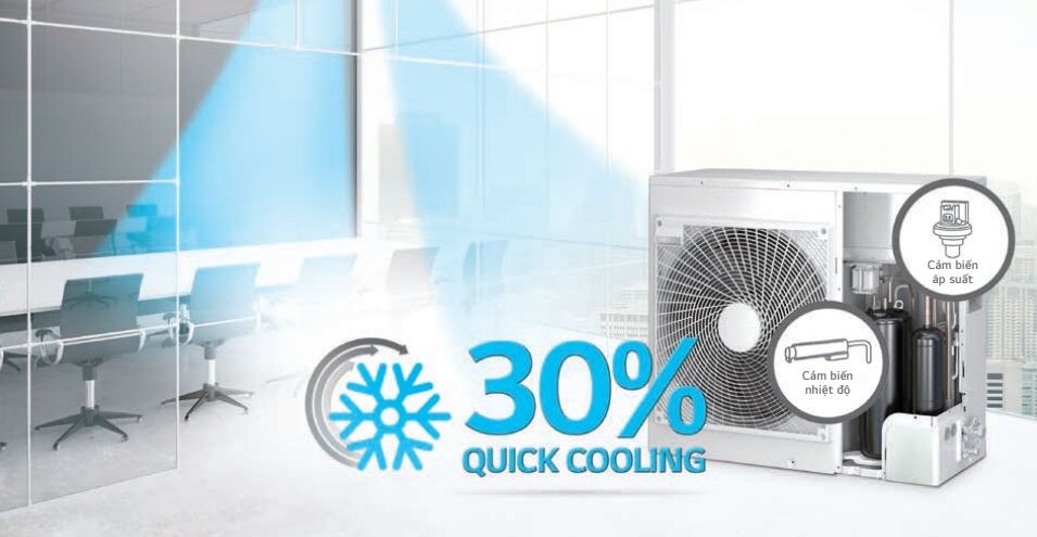 Quick Cooling sẽ làm lạnh nhanh chóng hơn đến 30% 