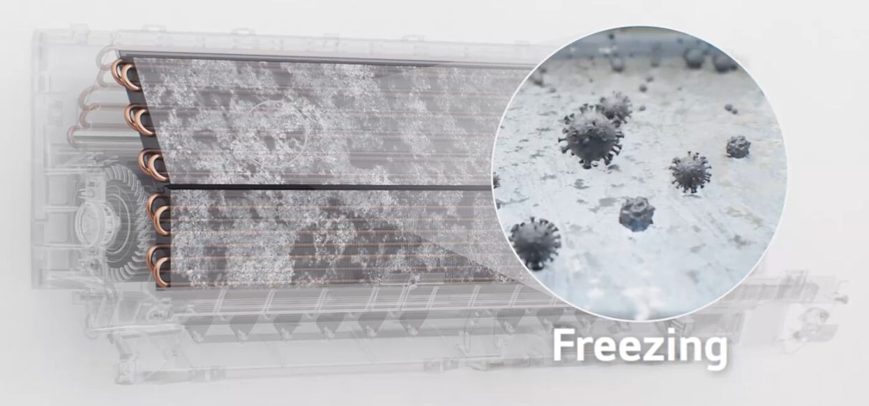 Phương pháp đóng băng duy trì không gian sạch sẽ, trong lành 