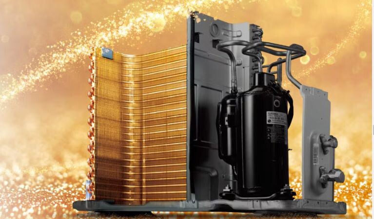 Dàn tản nhiệt mạ vàng