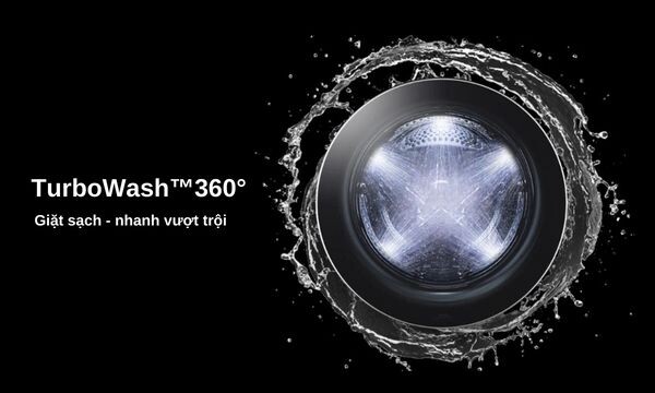 TurboWash 360 là công nghệ giặt sạch nhanh và vượt trội