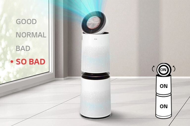 Chế độ Auto cũng sẽ liên tục tự động làm sạch không khí