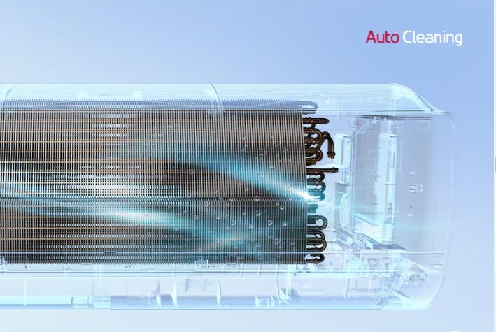Chế độ tự động làm sạch sẽ làm khô độ ẩm có bên trong máy, duy trì môi trường sạch sẽ 