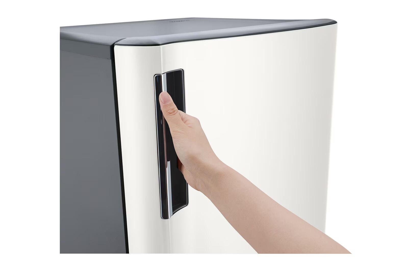 Tủ có thiết kế thời thượng với tay cầm kiểu vuông độc đáo