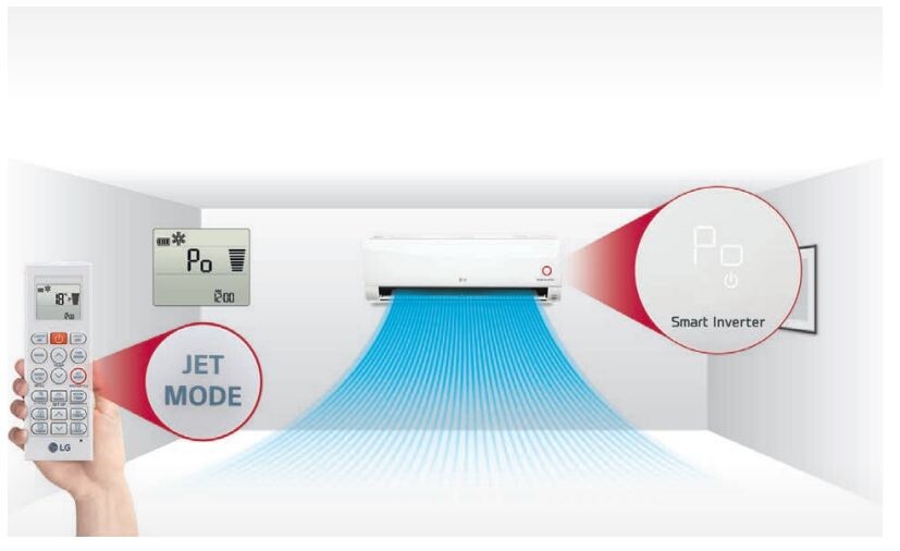 Làm lạnh nhanh chóng với Jet Mode