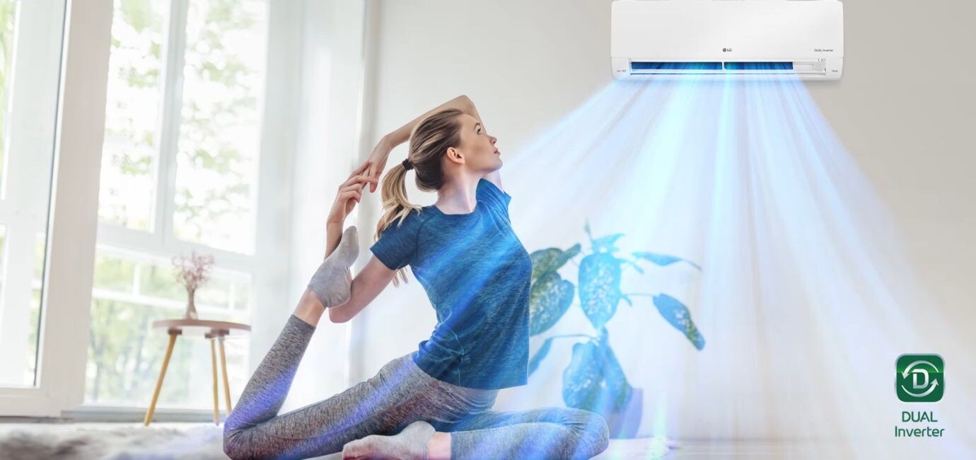 DUAL Inverter đem đến hiệu quả làm mát nhanh chóng