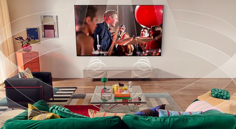 AI Sound Pro kết hợp với âm thanh vòm ảo 9.1.2