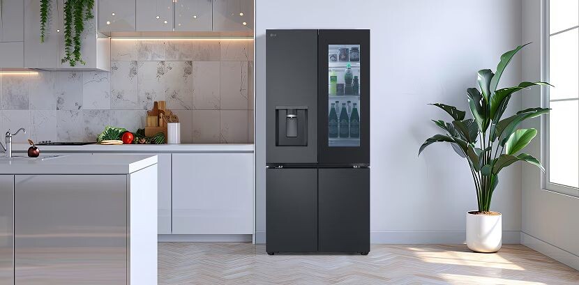 Tủ lạnh LG LFD58BLMAI đã được tích hợp InstaView™