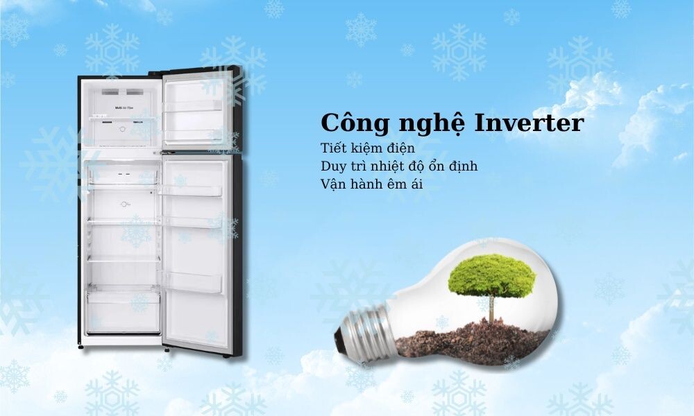 Công nghệ Inverter vận hành bền bỉ, tiết kiệm điện 