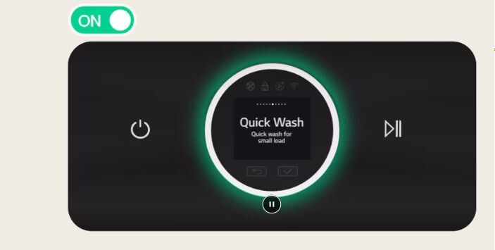 Máy giặt LG TX2725AT9G sẽ tối ưu hóa chu trình và tùy chọn