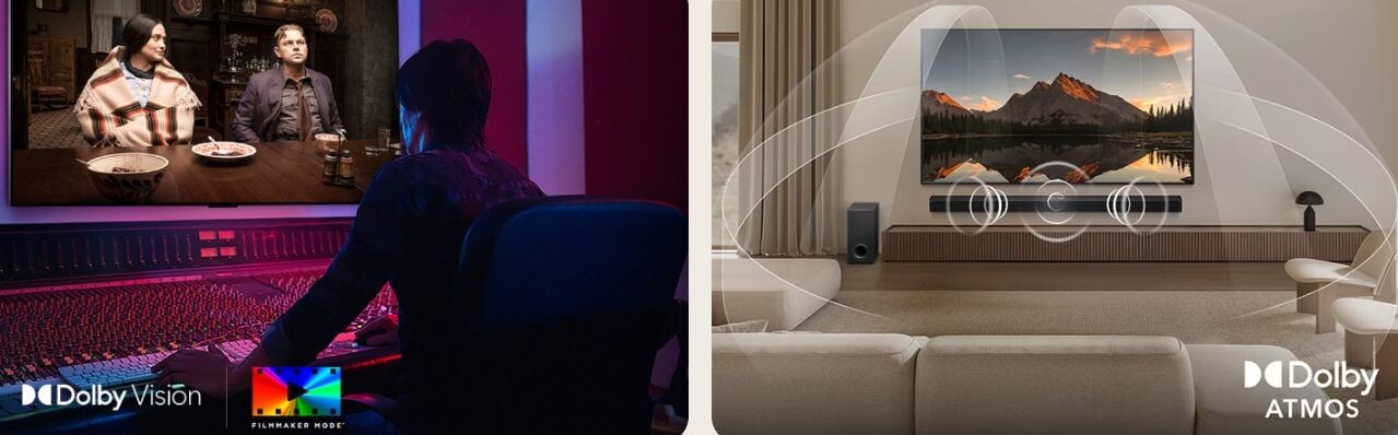 Tivi OLED LG 55B5PSA được trang bị cả chế độ FILMMAKER MODE và Công nghệ Tinh chỉnh Độ Sáng