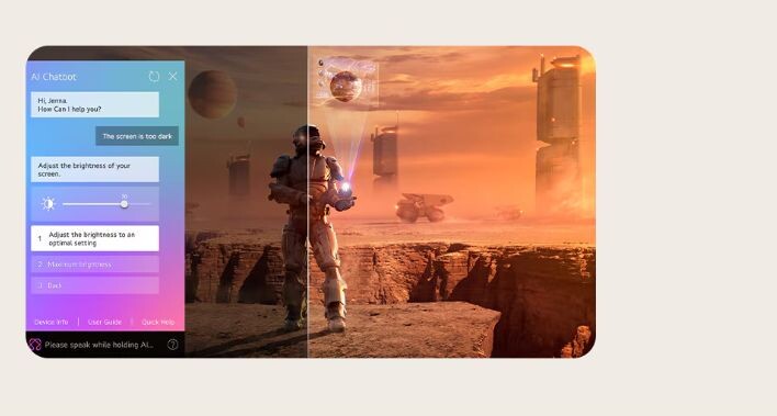 AI Chatbot được sử dụng thông qua điều khiển AI