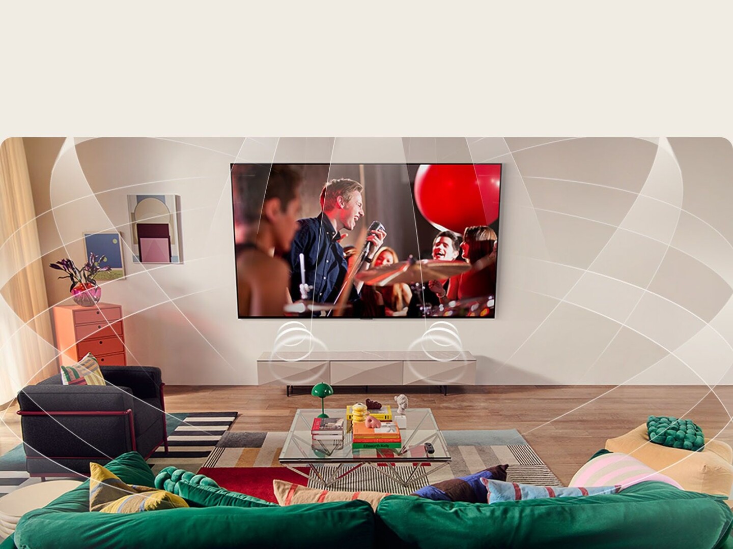 hông gian của bạn sẽ được bao trùm bởi chất âm vòm ảo 9.1.2 tuyệt vời 