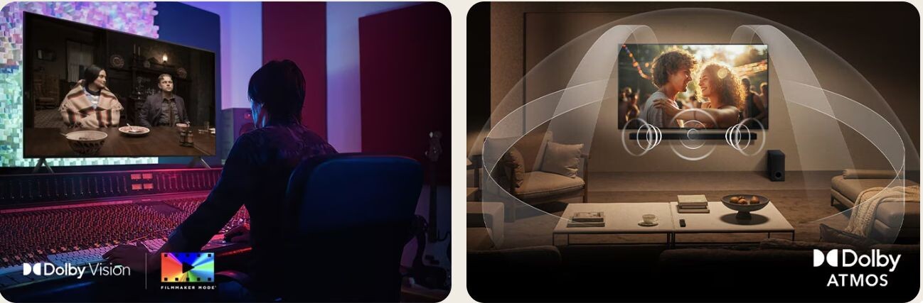 Biến thành rạp chiếu phim tại gia nhờ có FILMMAKER MODE và Dolby Atmos