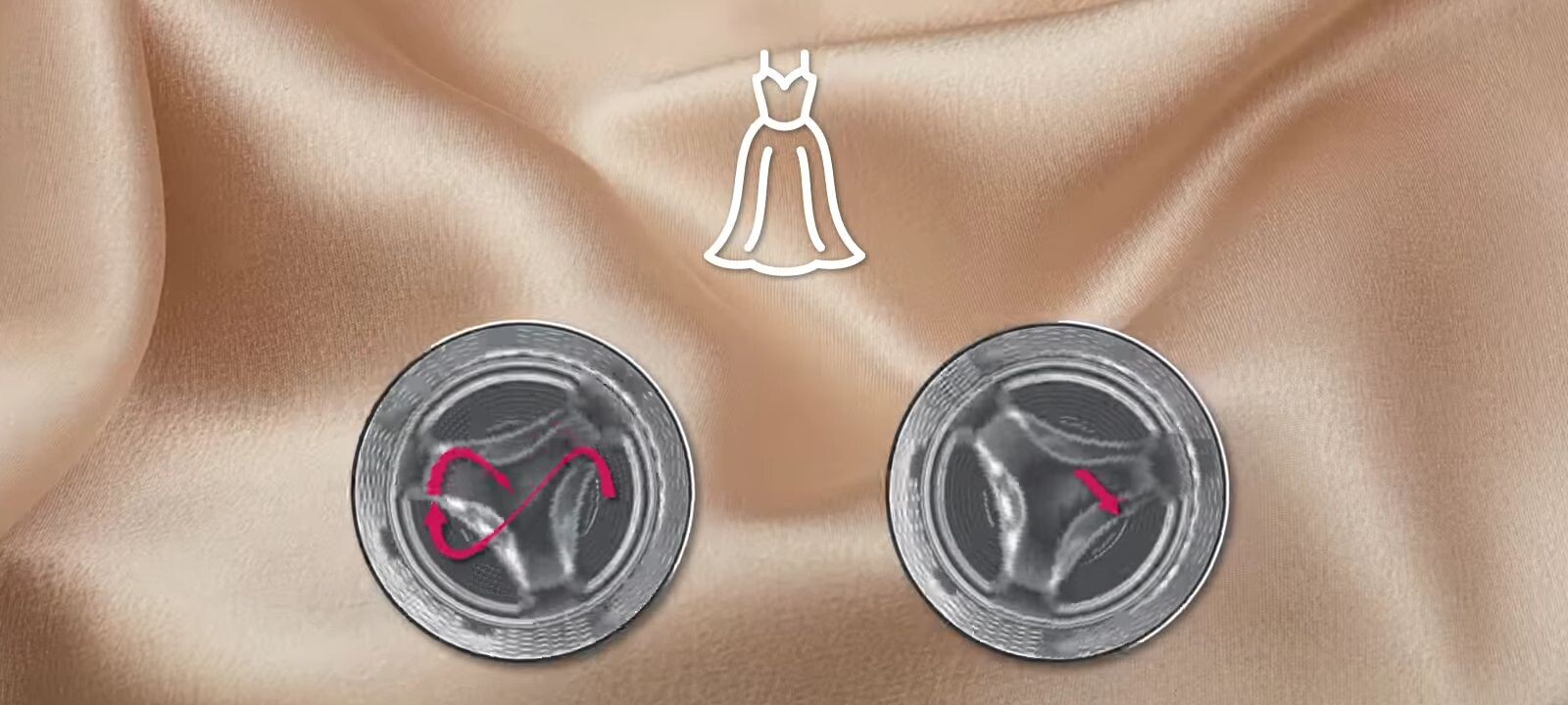 Công nghệ AI DD™ giúp giặt sạch tối ưu bảo vệ sợi vải tối đa