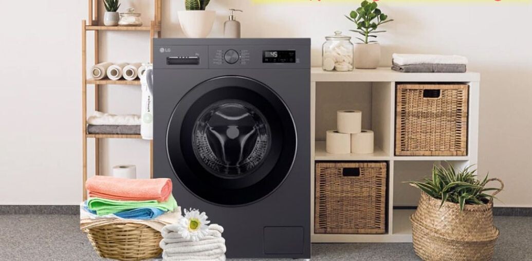 Máy giặt sấy LG FB1209D5M có kiểu dáng lồng ngang mang thiết kế mới, tạo điểm nhấn ấn tượng