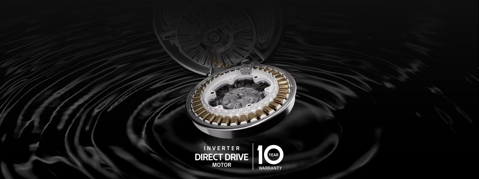 Động cơ Inverter Direct Drive™ giúp vận hành êm ái