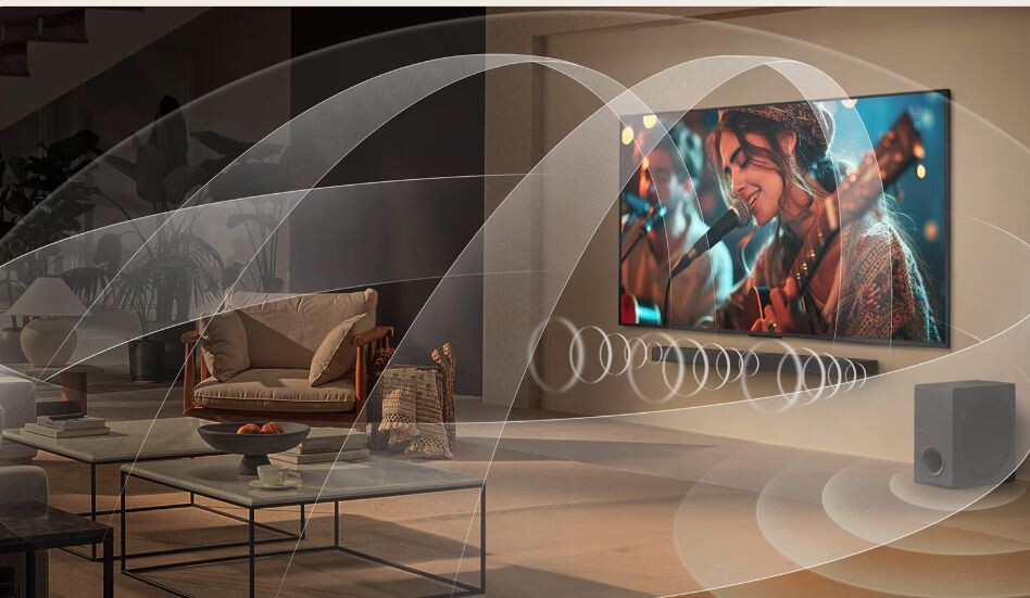 Âm thanh vòm toàn diện hơn với kênh 9.1.2 ảo