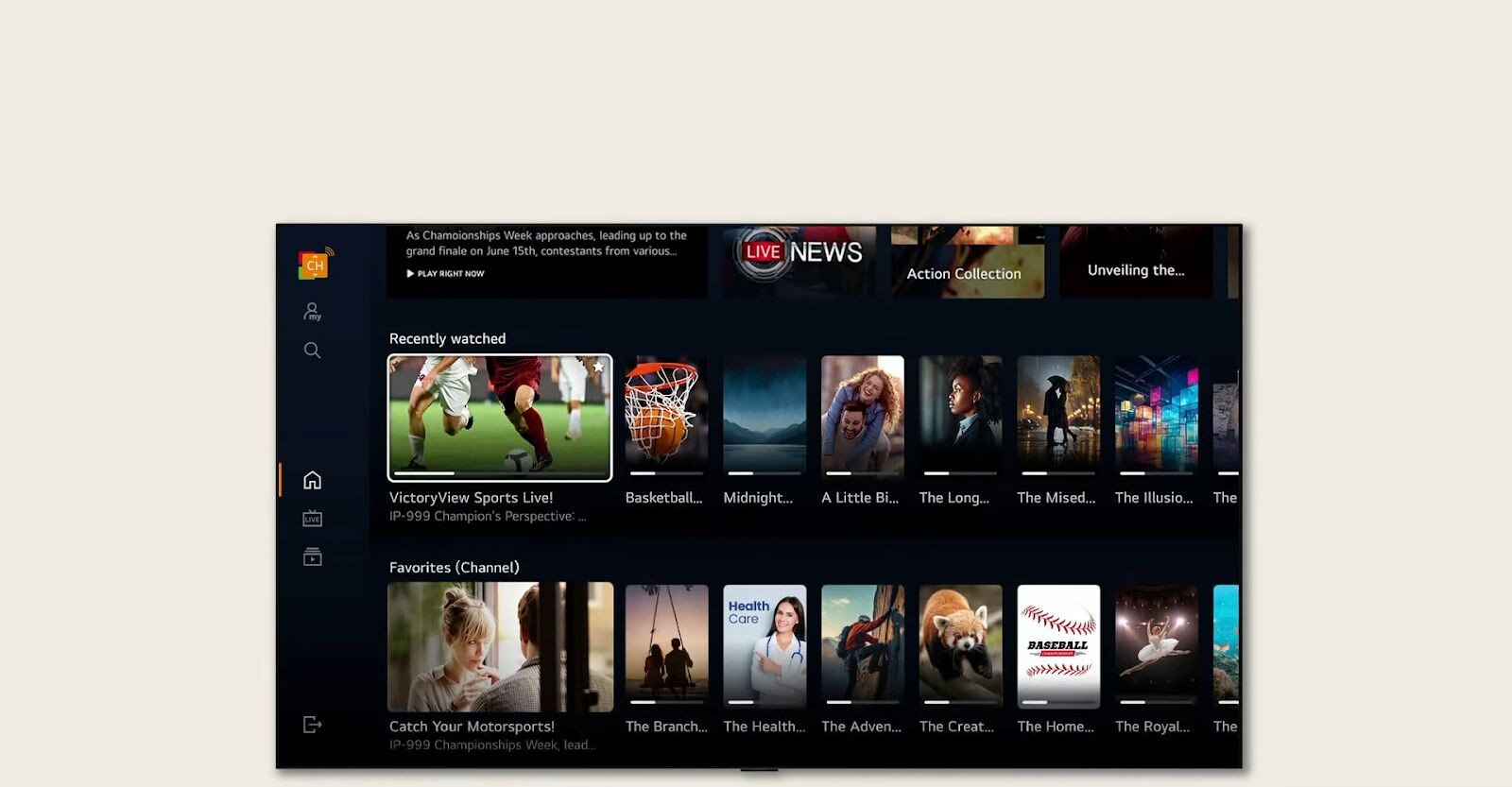 LG 75QNED70ASA trang bị dịch vụ phát trực tuyến độc quyền của LG