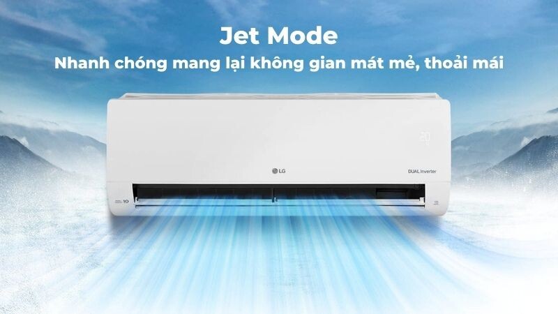 Làm lạnh nhanh chóng bằng chế độ Jet Cool