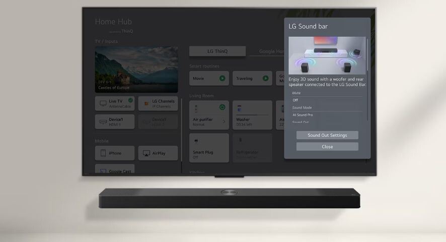 Cặp đôi hoàn hảo giữa loa tivi và Soundbar