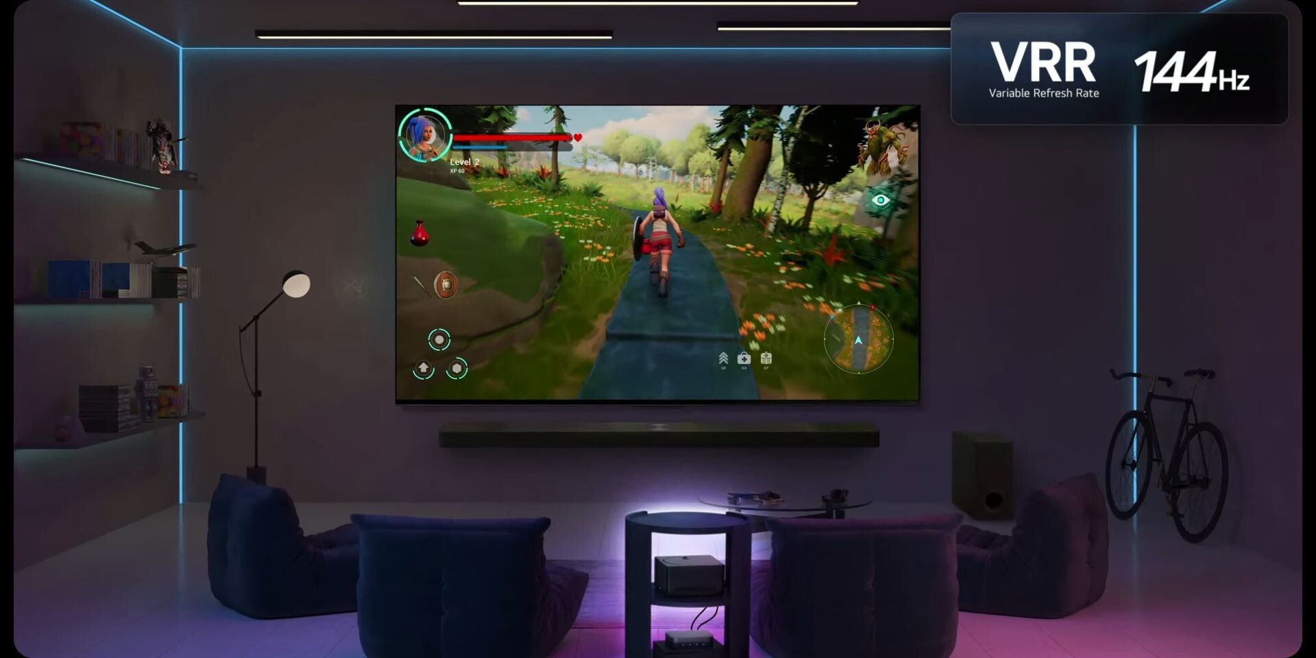 Khả năng chơi game xuất sắc ngay trên LG 75QNED9MASA