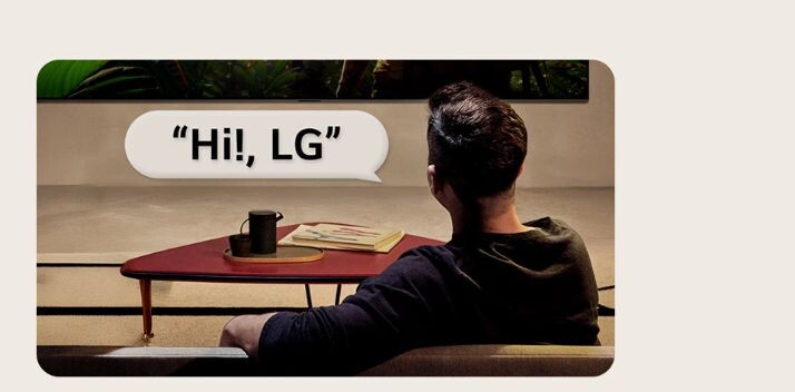 Chỉ cần nói "Chào LG" tivi sẽ sử dụng AI và luôn sẵn sàng lắng nghe và phản hồi tức thì