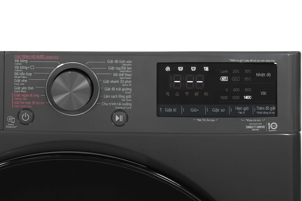 Các chế độ giặt đa dạng