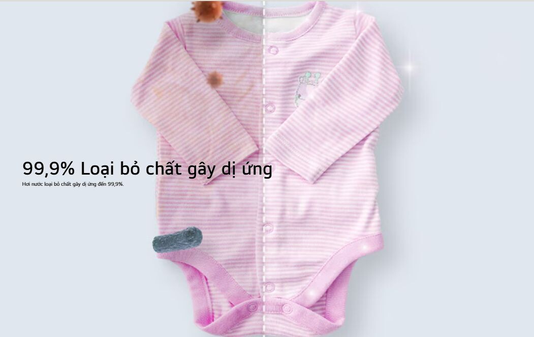 Công nghệ giặt LG Steam