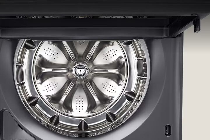 Việc sử dụng lồng giặt với chất liệu thép không gỉ