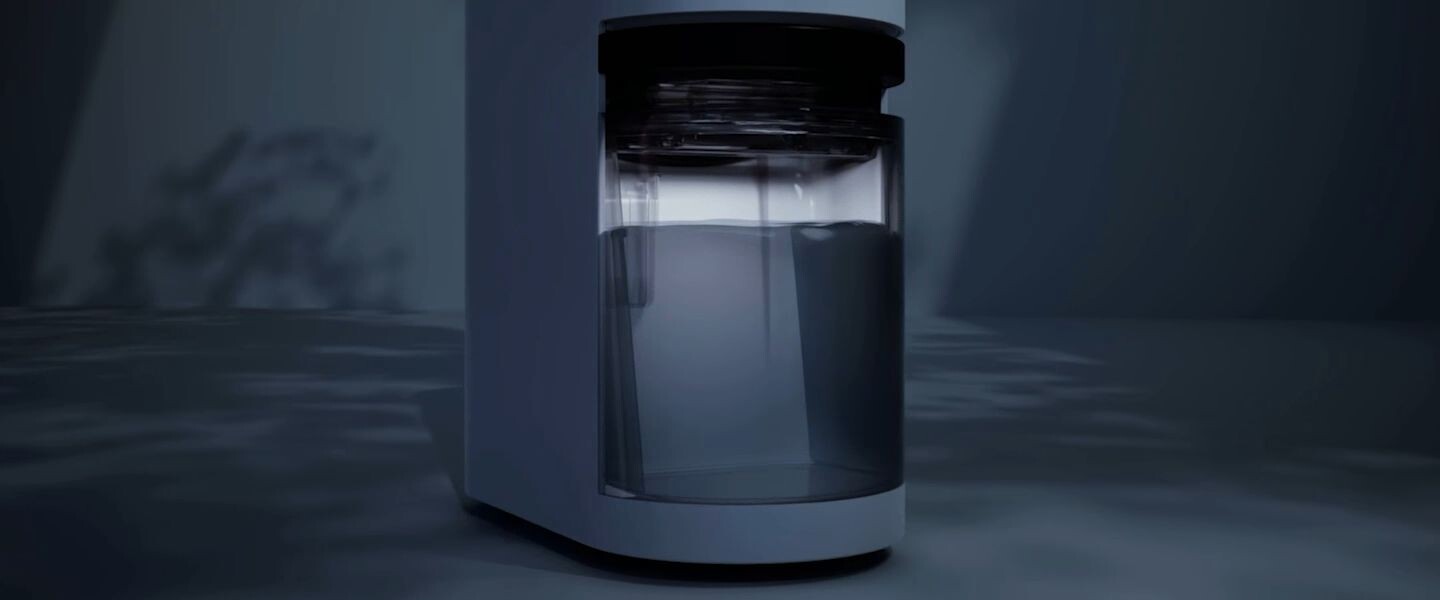 Bình chứa nước cũng đã được tích hợp cảm biến