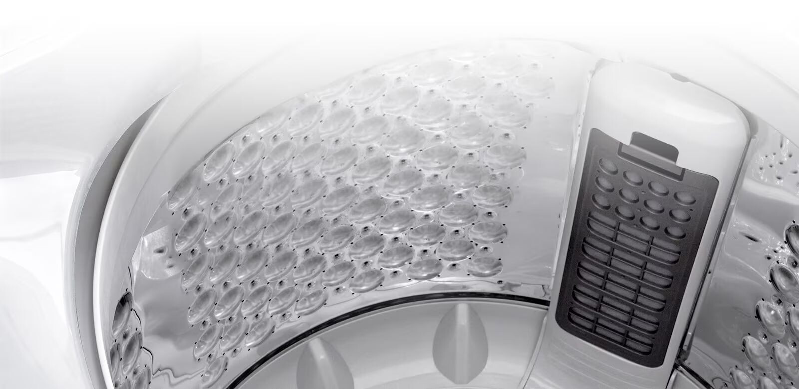 Bộ lọc xơ vải có kích thước lớn hơn giúp lọc bỏ hiệu quả xơ vải, bụi